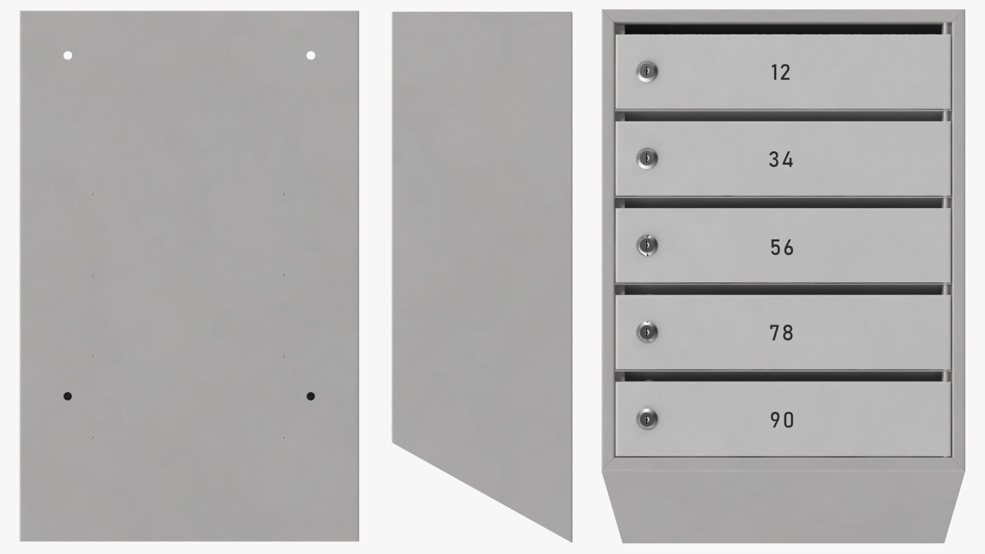 3D Apartment Mailboxes Grey model https://p.turbosquid.com/ts-thumb/wJ/a3cxQN/W7/apartmentmailboxesgreyvray3dmodel011/jpg/1671770909/1920x1080/fit_q87/5a5d322fc3ca1e621d6f55f052d94a1cdc6a24bf/apartmentmailboxesgreyvray3dmodel011.jpg