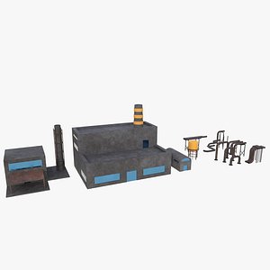Industrial Buildings 3D