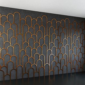Wall Panel Set 208 model