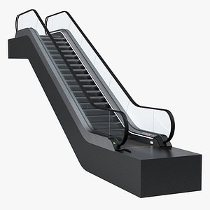 3D model escalator 2