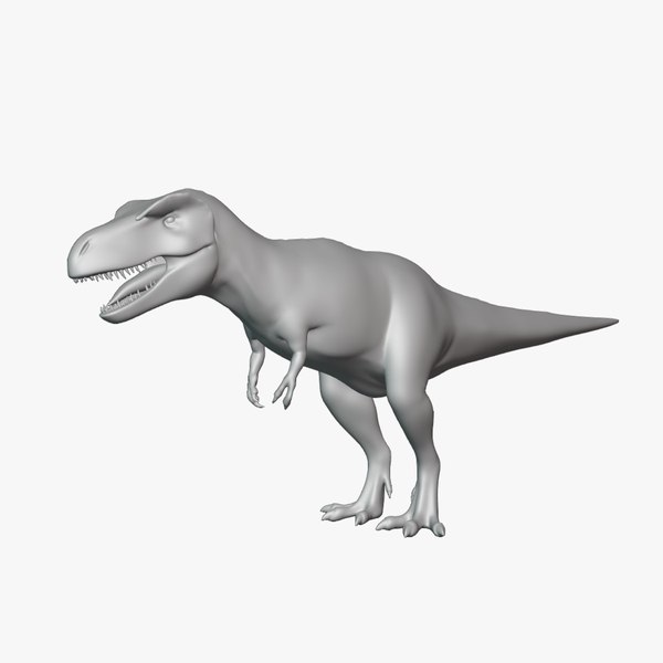 Siamotyrannus Basemesh Low Poly 3D