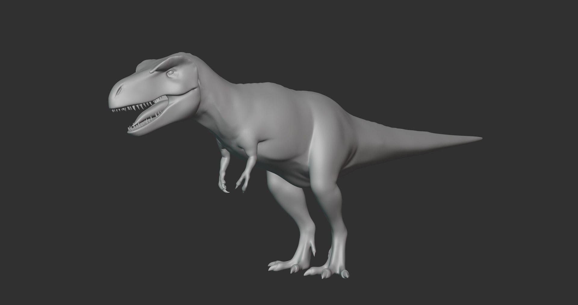 Siamotyrannus Basemesh Low Poly 3D - TurboSquid 1995187