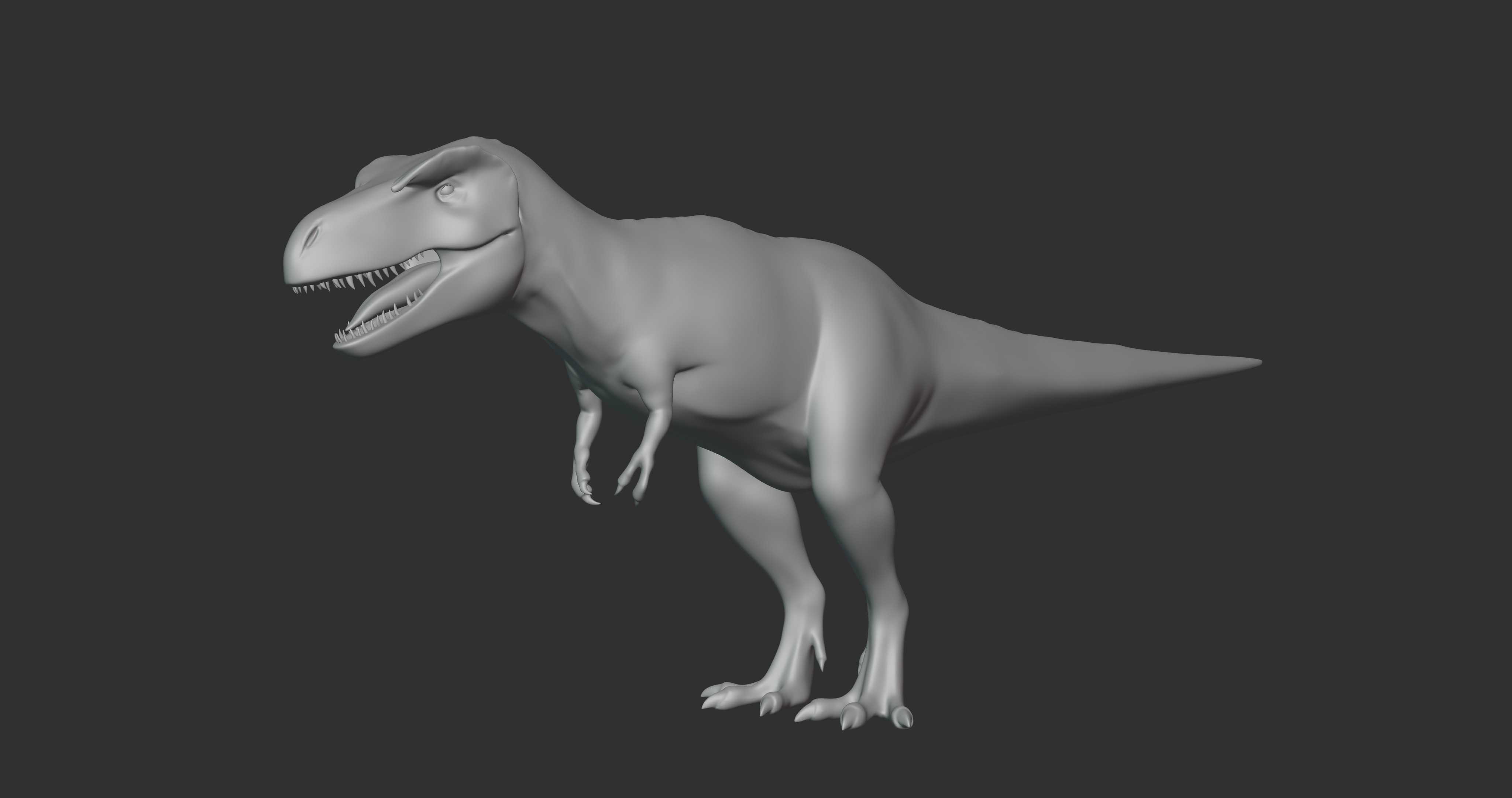 Siamotyrannus Basemesh Low Poly 3D - TurboSquid 1995187