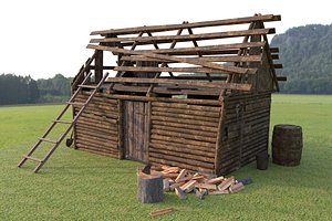 3D model barn4