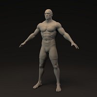 Muscular Man Basemesh
