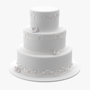 3d model wedding cake