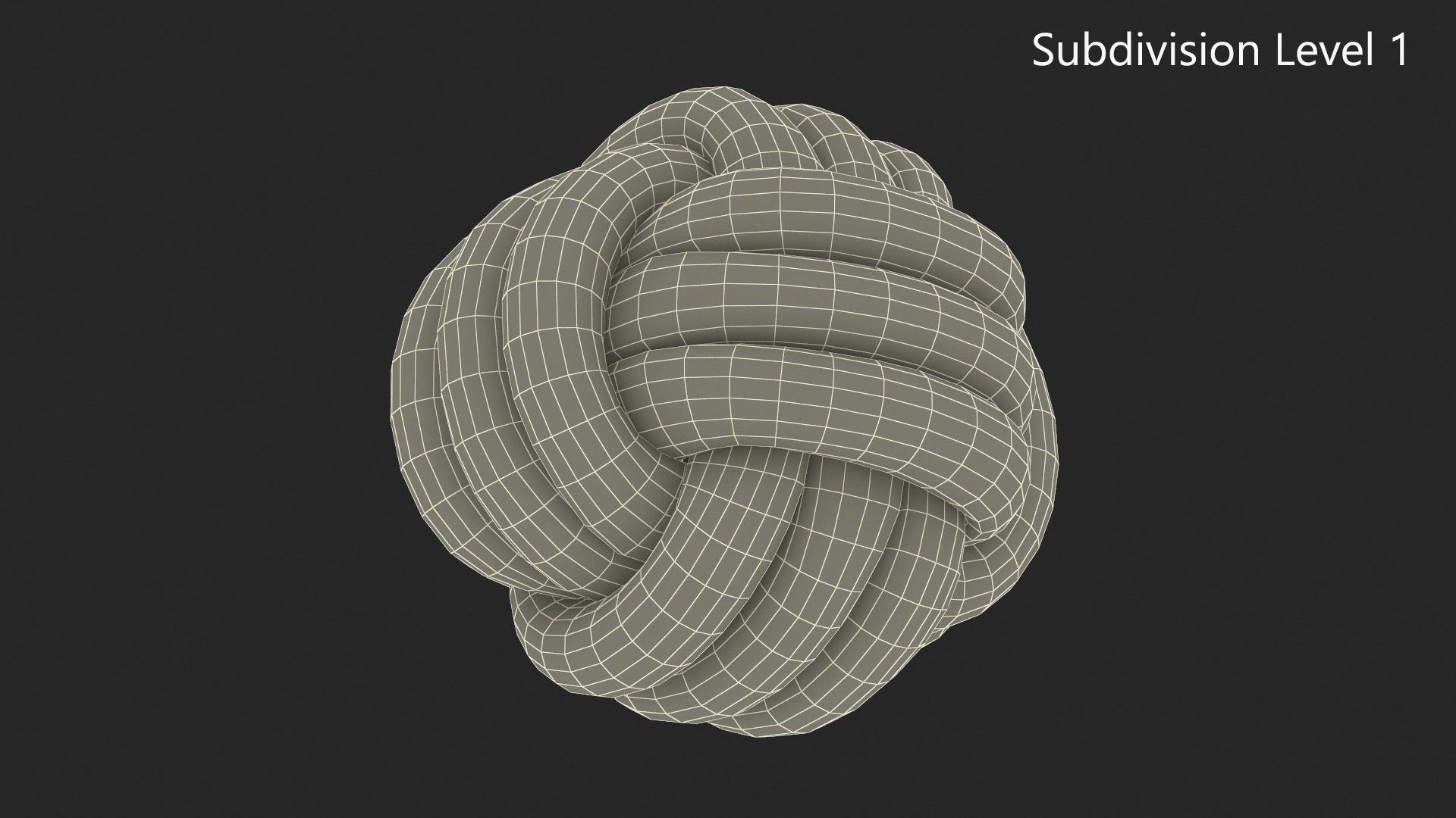 Knot Cushion Velvet 3D Model - TurboSquid 1970888