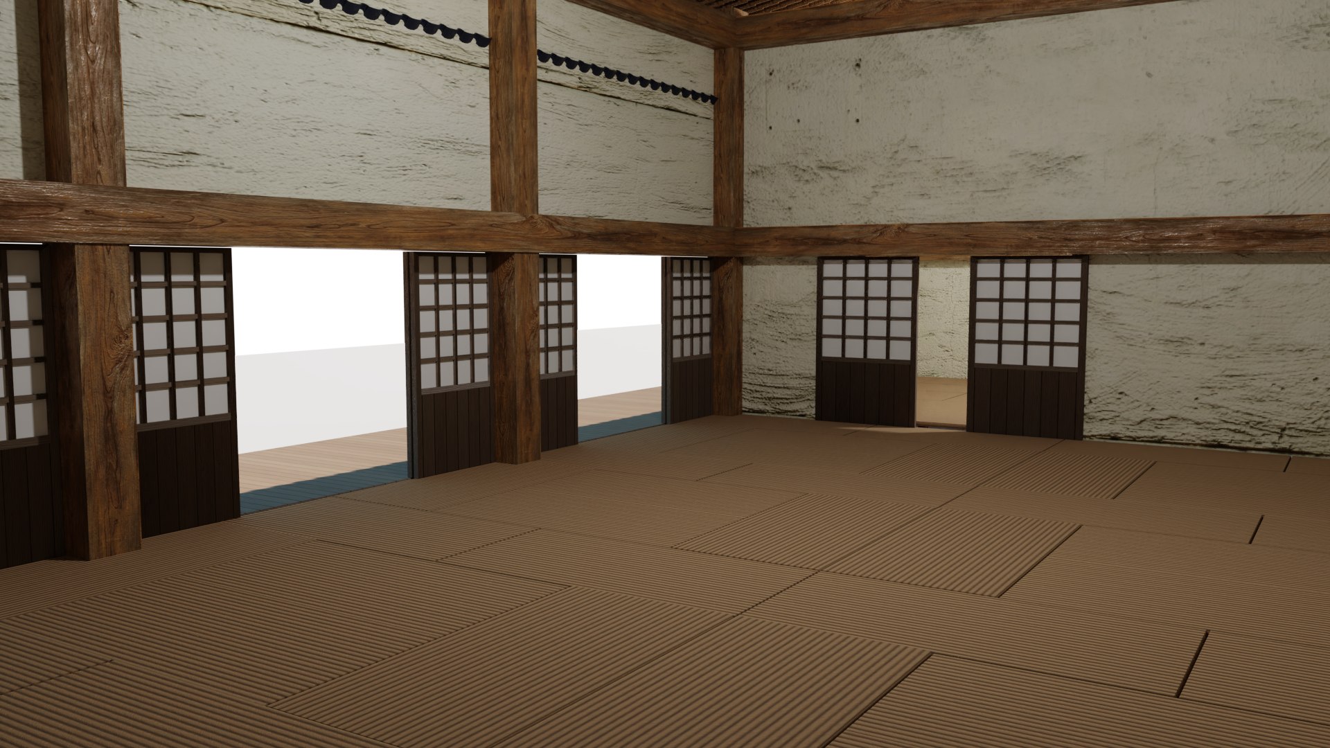 3D Model Japanese Dojo - TurboSquid 1510472