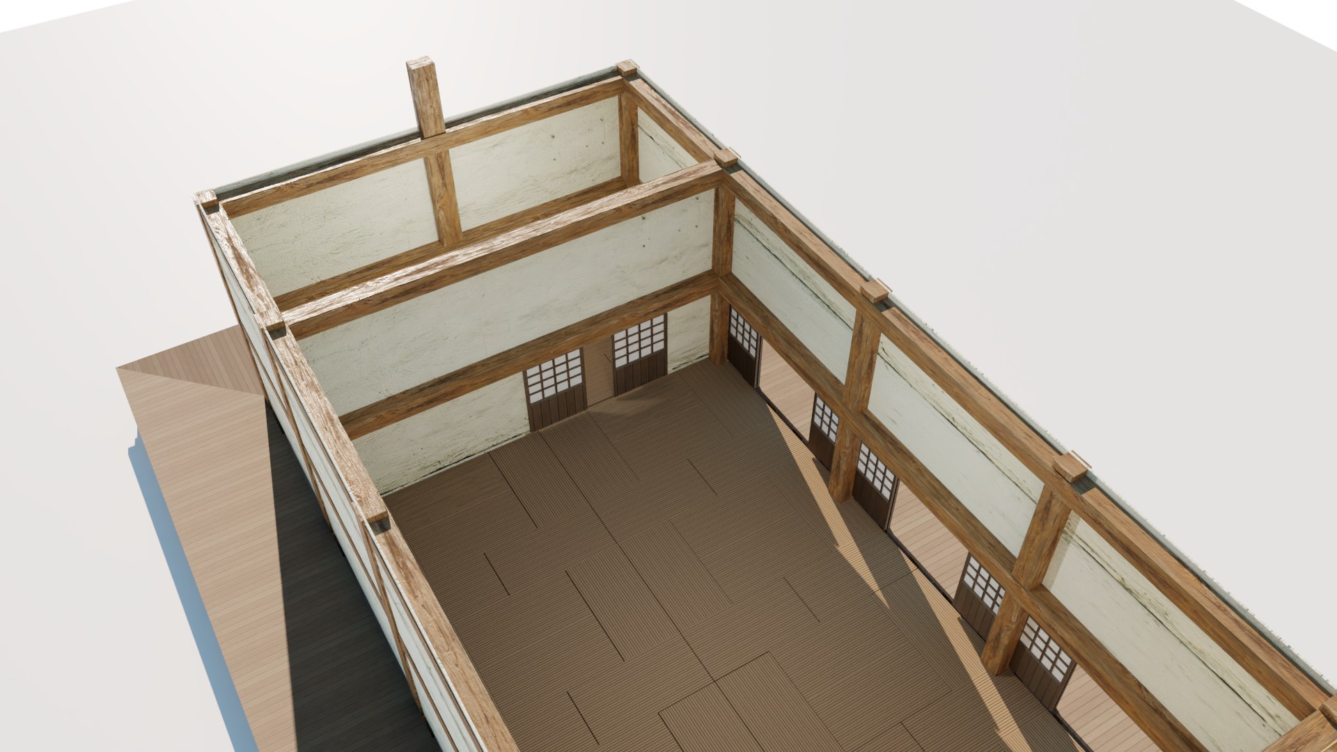 3D Model Japanese Dojo - TurboSquid 1510472