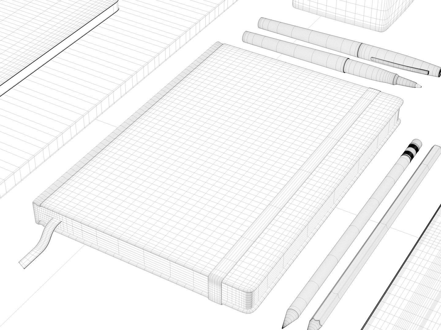 3D set office accessories model https://p.turbosquid.com/ts-thumb/wJ/qmAHKO/AGs7bAxU/wireframes0005/jpg/1566480848/1920x1080/fit_q87/d513dfcf4bd8d19cf586e968ee9661954de6a31d/wireframes0005.jpg