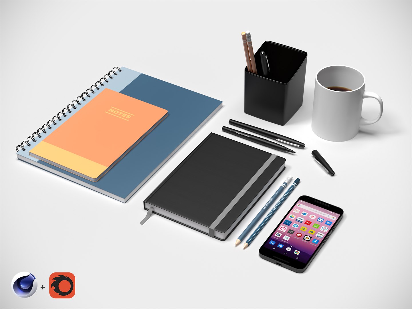 3D set office accessories model https://p.turbosquid.com/ts-thumb/wJ/qmAHKO/o9ciazPG/generalec4dcorona/jpg/1566483064/1920x1080/fit_q87/33048c76cc688bc7a929366b39011944514fb998/generalec4dcorona.jpg
