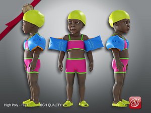 Swimming pool Child Female model AAF 001