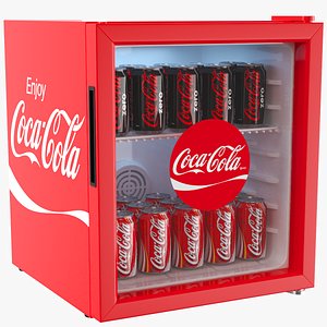 real mini fridge 3D model