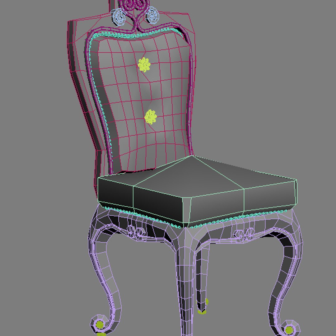 chair 3d 3ds