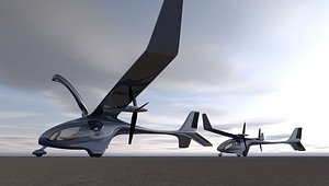 3D electric airplane