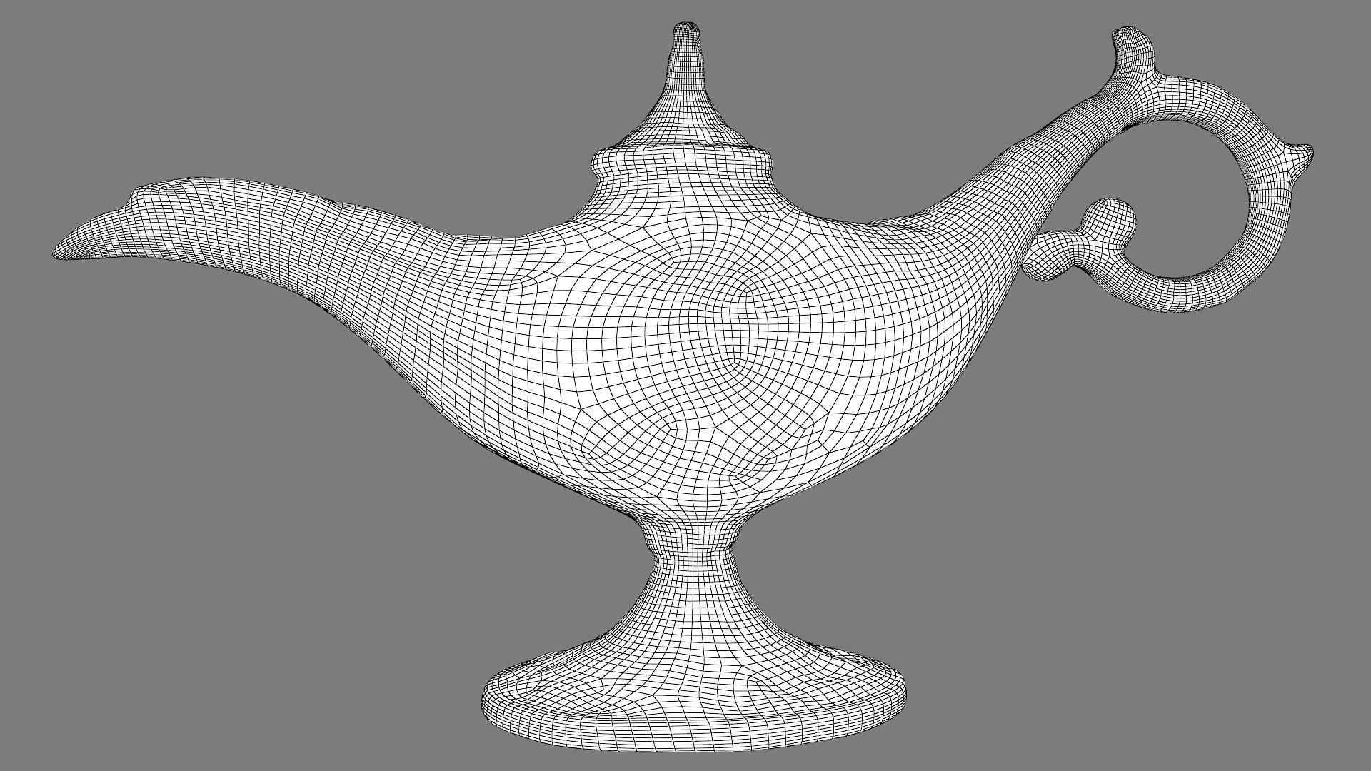 3D Magic Oil Lamp 3DScanned TurboSquid 2054483