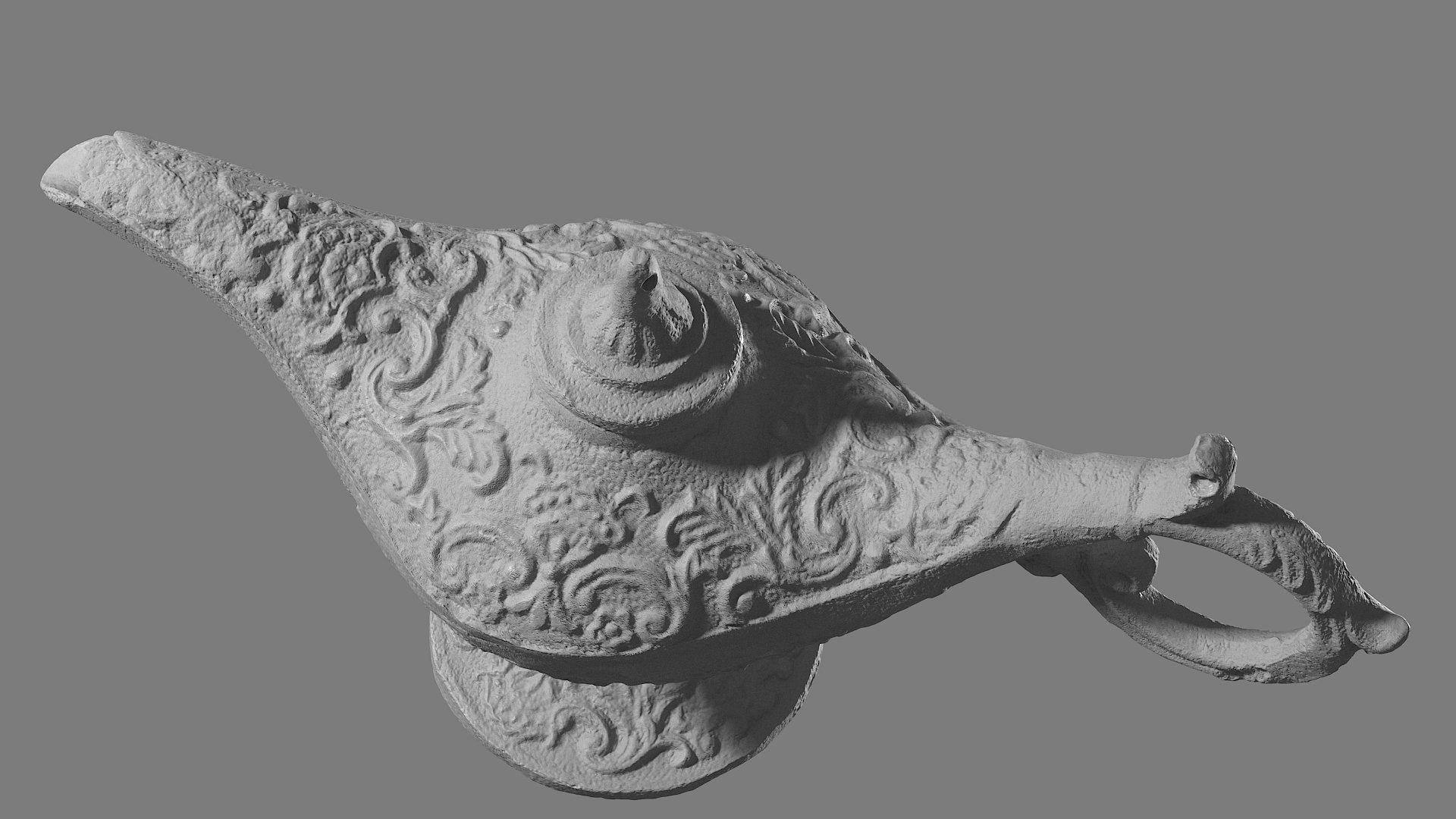 3D Magic Oil Lamp 3DScanned TurboSquid 2054483