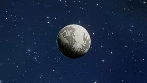 Stylized Planet Mercury 2k 4k 8k Textures 3D