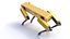 Robot cane low poly truccato