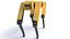 Robot cane low poly truccato