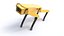 Robot cane low poly truccato