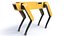 Robot cane low poly truccato