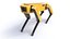 Robot cane low poly truccato