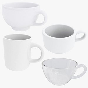 Cup collection 2 3D