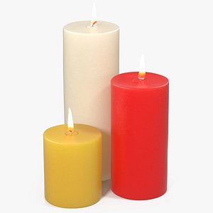 Candles with Flame