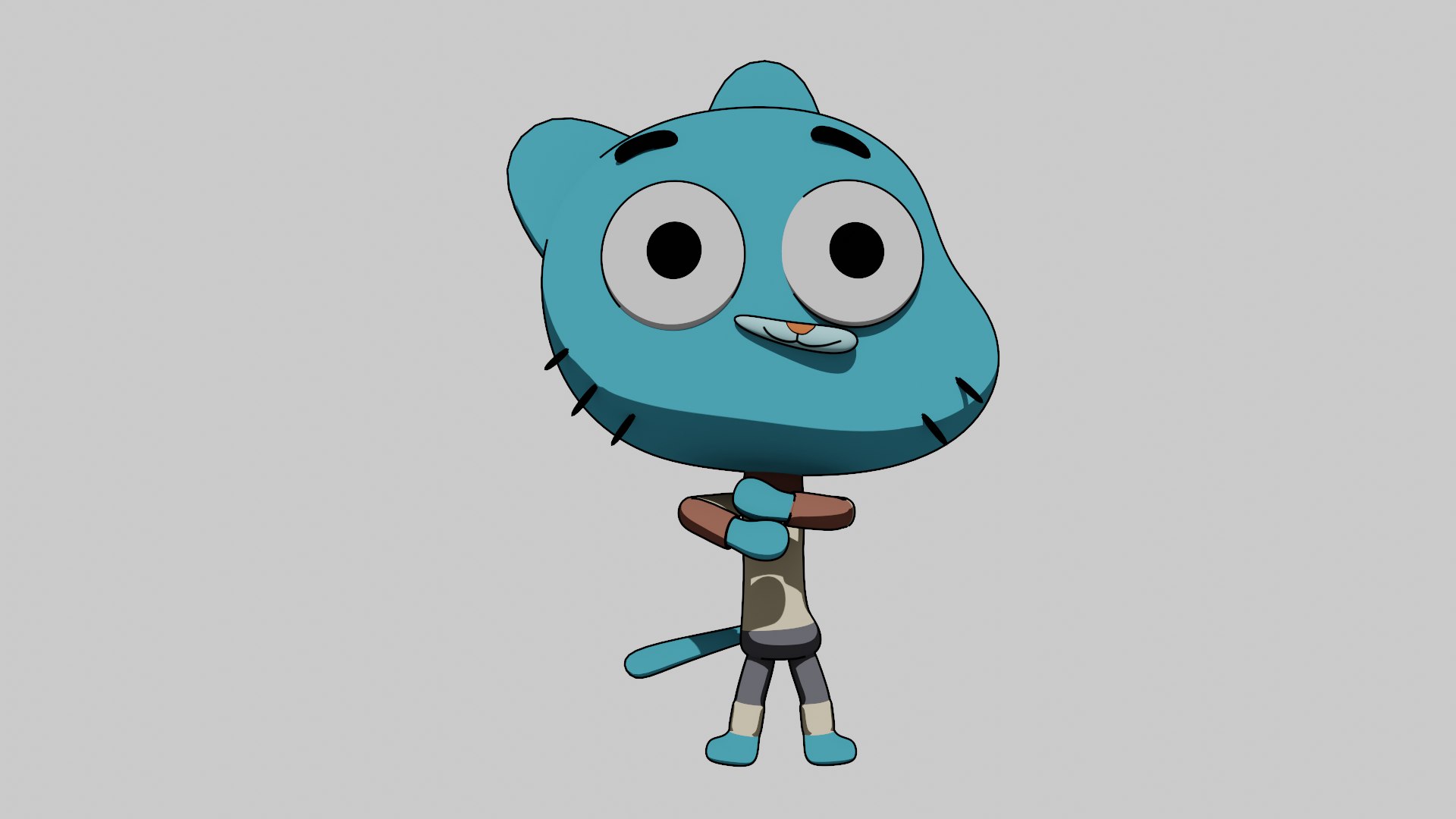 Create A 3D Gumball from The Amazing World of Gumball