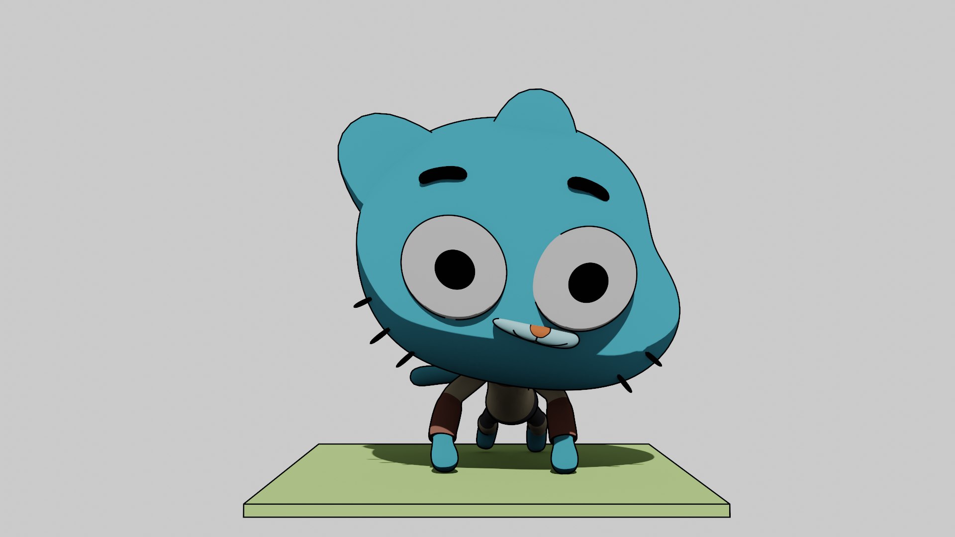 3D model Darwin - The Amazing World Of Gumball VR / AR / low-poly