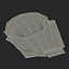 Rodzajowy model 3D Crumpled Empty French Fry Box