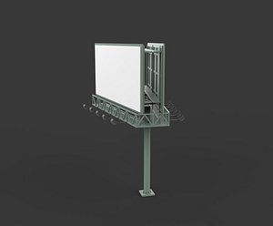 Billboard 03 3D model