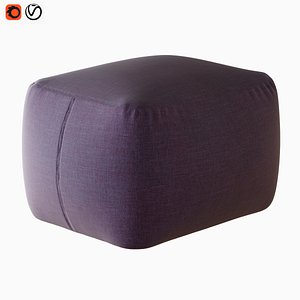 3D model pouf pianca dialogo