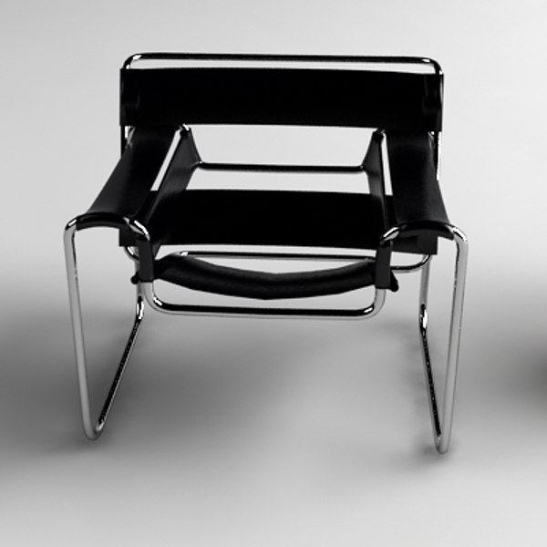 3d marcel breuer wassily chair model