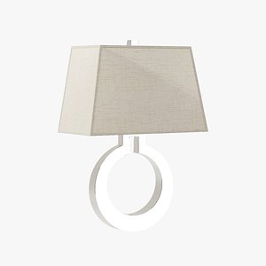 3d model visual large ring wall sconce