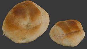 Bread Roll Scan 3D model