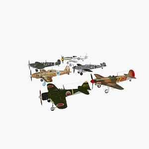 collection 6 great fighters WWII