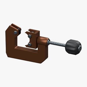 Screw Feed Tubing Cutter with Retained Wheels