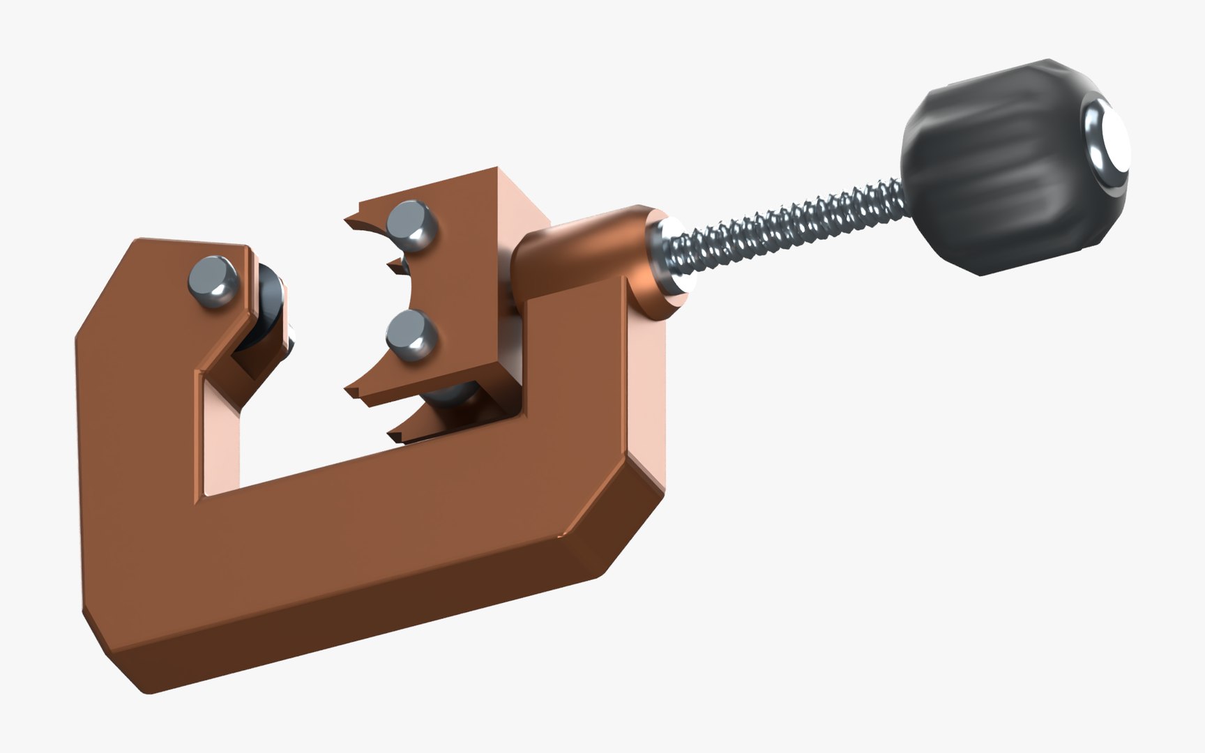 3D Screw Feed Tubing Cutter with Retained Wheels model https://p.turbosquid.com/ts-thumb/wK/QAWpev/28/06underside/png/1792187496/1920x1080/fit_q87/654e02a39b7b54d28966ebab43db1b8f8d6a0acd/06underside.jpg