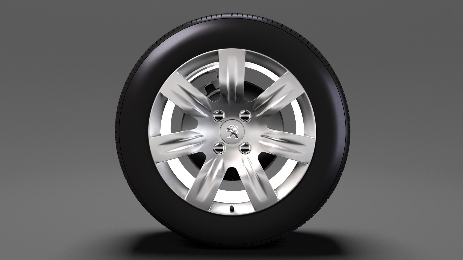 Peugeot Partner Tepee Wheel 3D Model - TurboSquid 1387651