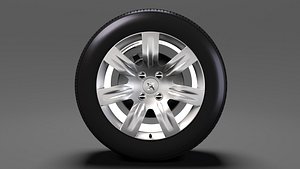 peugeot partner tepee wheel 3D model