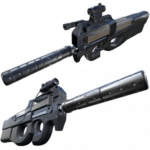 fn weapon 3D model