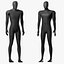 Maniquíes simples y deportivos con aparejo negro