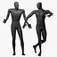 Maniquíes simples y deportivos con aparejo negro