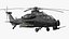 Changhe Attack Helicopter Z-10 with Rocket Loadout Black Rigged for Cinema 4D