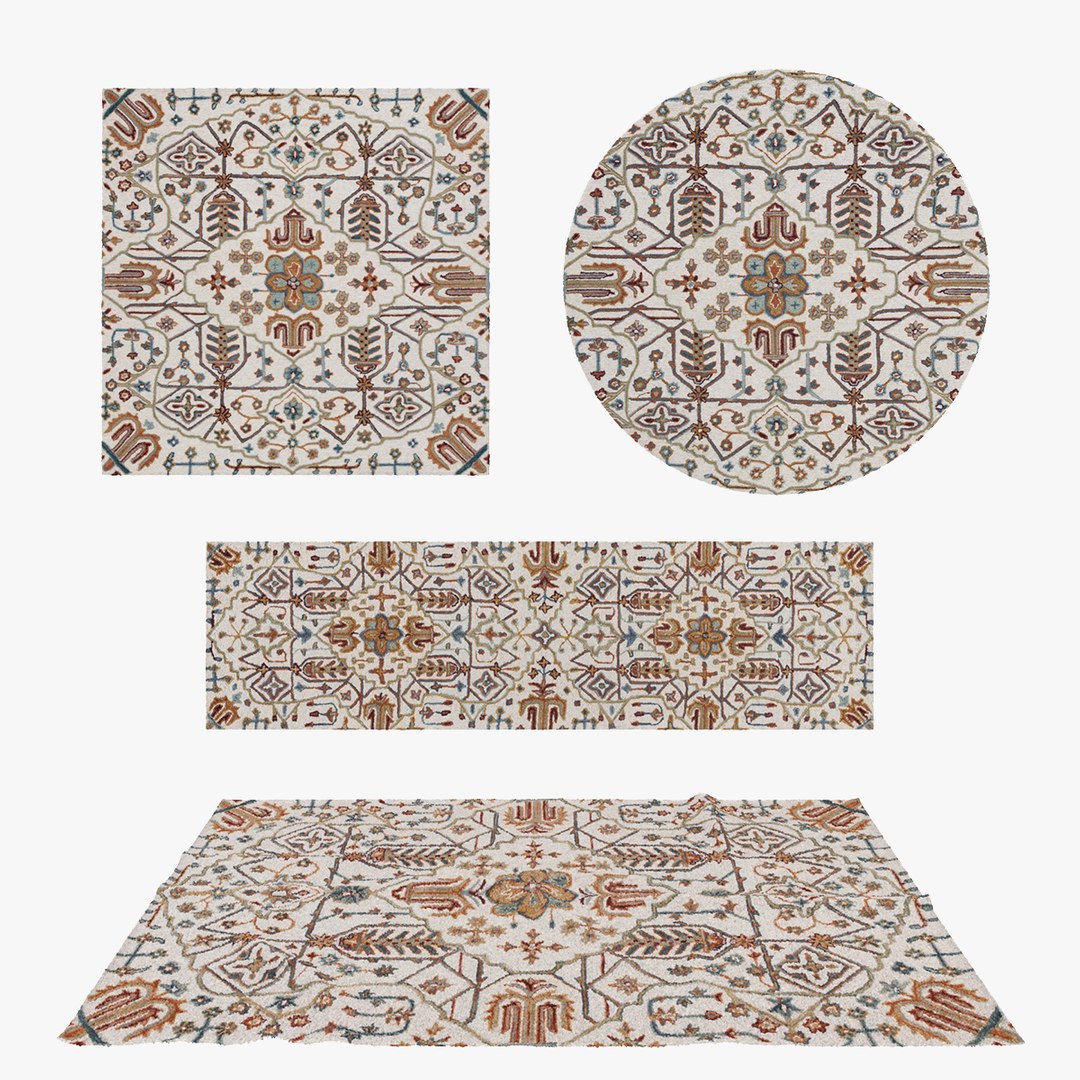 Rugs No 872 3D model - TurboSquid 2067147