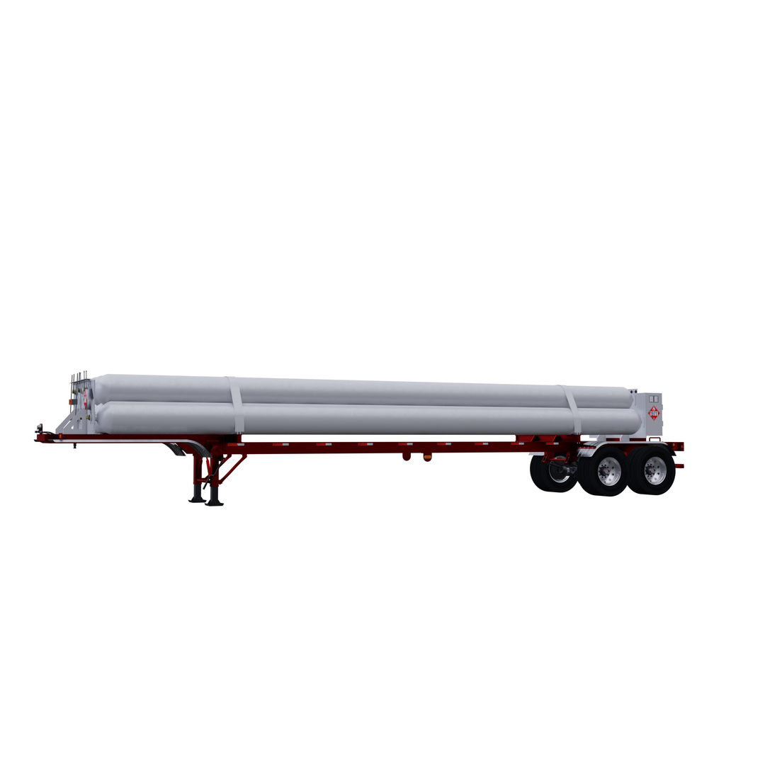 Tube Trailer 3D Model - TurboSquid 1262632