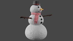 3D Snowman model