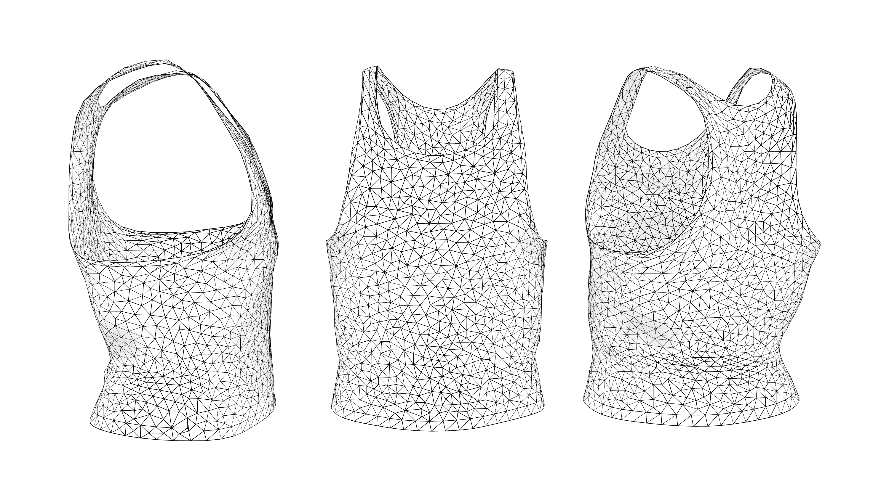 Male Slim Vest Tank Top 3D model - TurboSquid 1820219